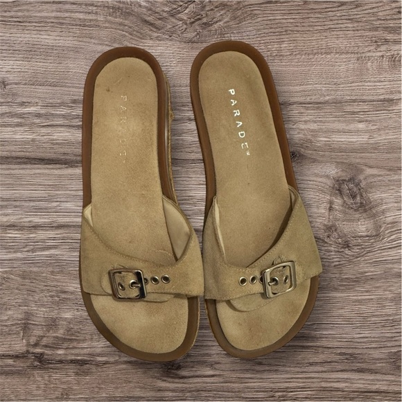 parade Shoes - Vintage Parade Classic Coastal Taupe Sandal 9